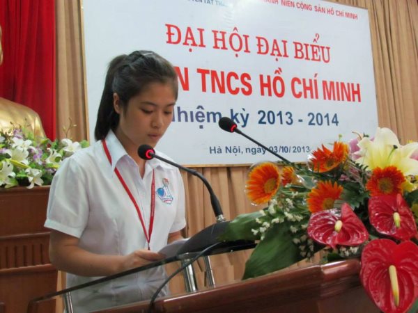 Đại hội Đại biểu đoàn Trường Nguyễn Tất Thành nhiệm kỳ 2013 – 2014