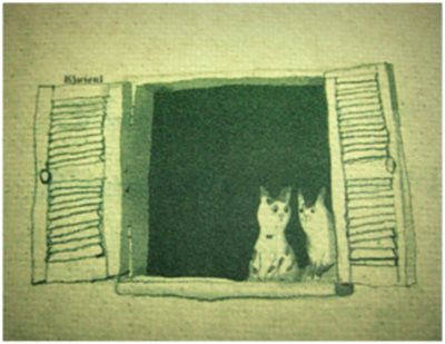 Bài dự thi "Giới thiệu sách", MS: 002 - Có hai con mèo ngồi bên cửa sổ