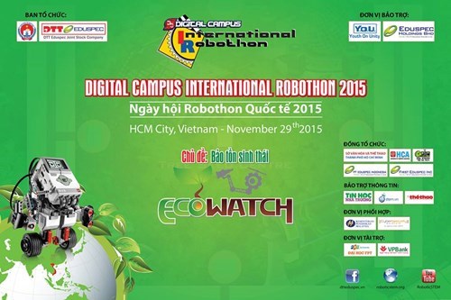 Ngày hội Robothon quốc tế 2015: Trường Nguyễn Tất Thành đạt hai giải Khuyến khích hạng Cao cấp
