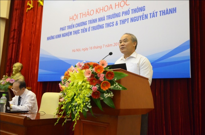 Sức mạnh tập thể là động lực để phát triển chương trình nhà trường của trường THCS & THPT Nguyễn Tất Thành