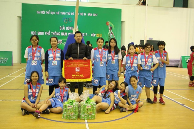 Giải đấu Bóng rổ học sinh thành phố Hà Nội năm 2017 – Dấu ấn đặc biệt của Đội tuyển trường Nguyễn Tất Thành