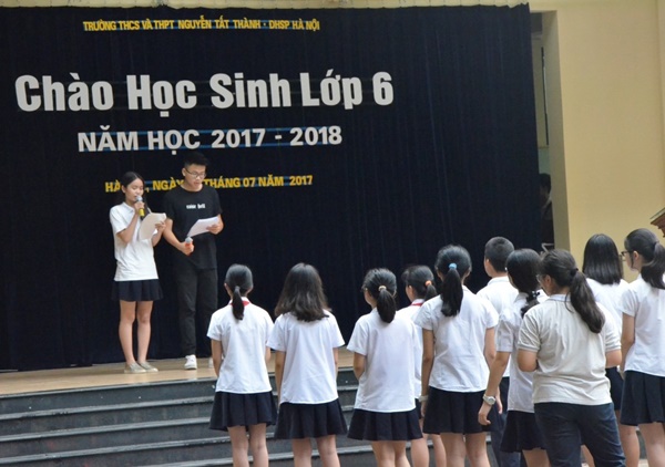 Thầy và trò trường Nguyễn Tất Thành hào hứng chuẩn bị chào đón những thành viên mới