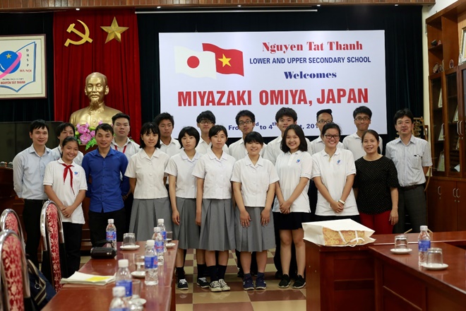 Chào đón đoàn học sinh trường Miyazaki Omiya (Nhật Bản) – Cuộc tái ngộ của những người bạn lâu năm