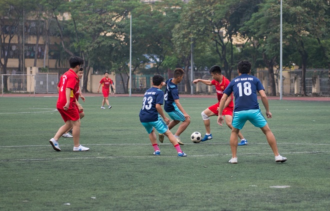 Trận cuối cùng tại vòng bảng giải Bóng đá trường Đại học Sư phạm Hà Nội : Khởi động trước Tứ kết