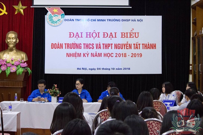Đại hội Đại biểu Đoàn trường THCS và THPT Nguyễn Tất Thành nhiệm kì năm học 2018 – 2019