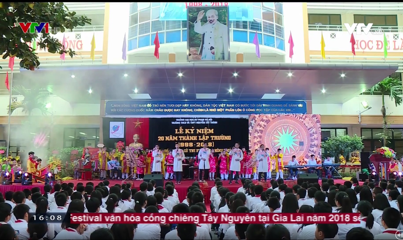 Trường Nguyễn Tất Thành trên sóng truyền hình VTV1