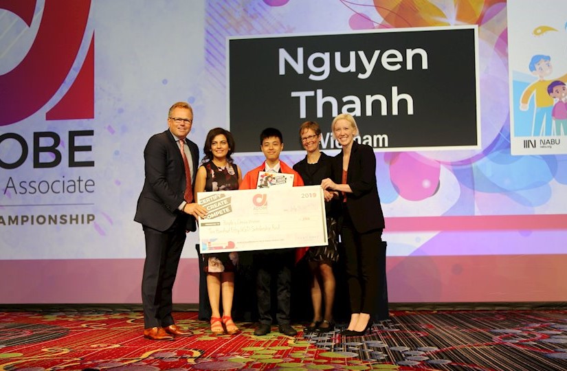 Học sinh trường Nguyễn Tất Thành giành giải thưởng cuộc thi Thiết kế đồ họa thế giới 2019