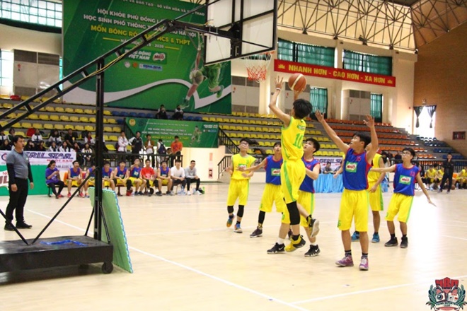 Giải bóng rổ học sinh Thành phố Hà Nội năm học 2019 – 2020: Nơi nhiệt huyết và đam mê lên tiếng