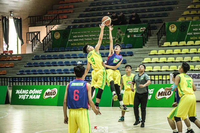 Giải bóng rổ học sinh THPT TP. Hà Nội – Không bao giờ bỏ cuộc