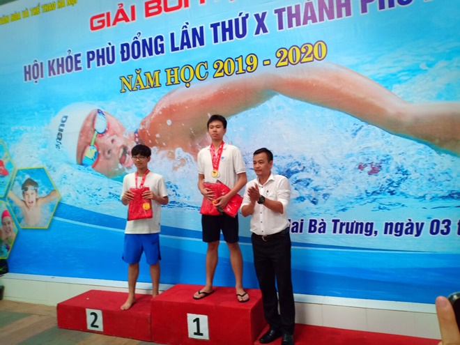 Sôi động giải bơi Hội khoẻ Phù Đổng lần thứ X Thành phố Hà Nội