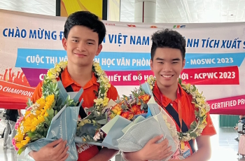 Gặp gỡ hai đại diện trẻ tuổi nhất của Việt Nam trở về từ cuộc thi MOSWC 2023