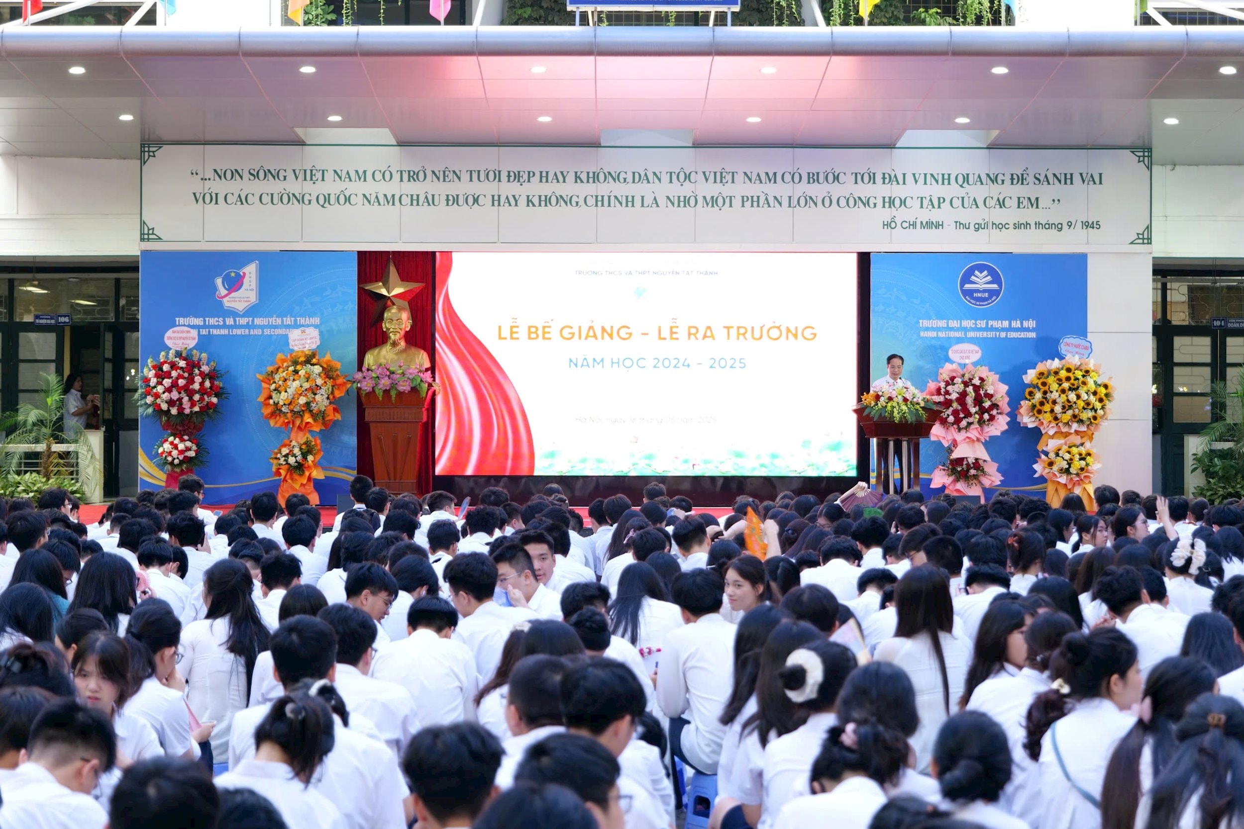Trường THCS & THPT Nguyễn Tất Thành: Giáo dục toàn diện để học sinh không chỉ có "điểm số tốt"