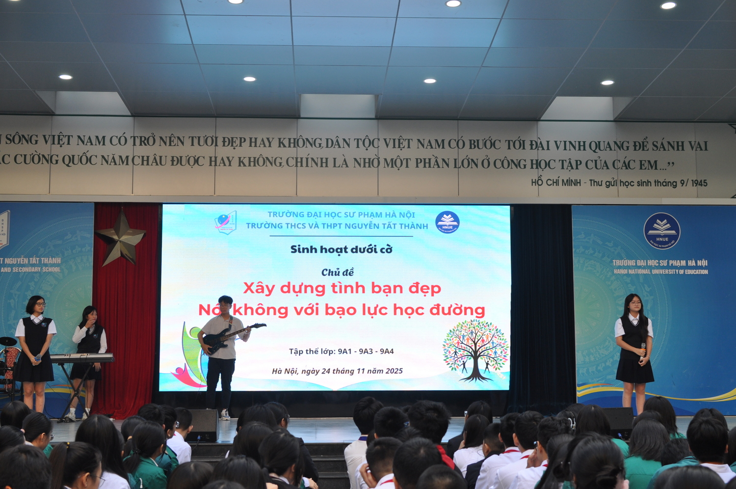 Lan tỏa thông điệp “Xây dựng tình bạn đẹp - Đẩy lùi bạo lực học đường”