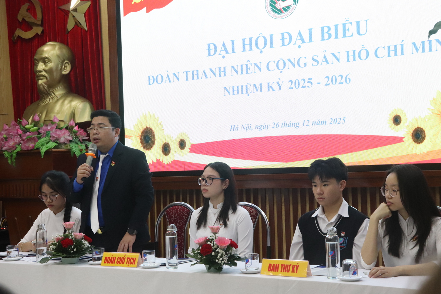 Đại hội Đại biểu Đoàn thanh niên Cộng sản Hồ Chí Minh Trường THCS và THPT Nguyễn Tất Thành nhiệm kì 2025 - 2026