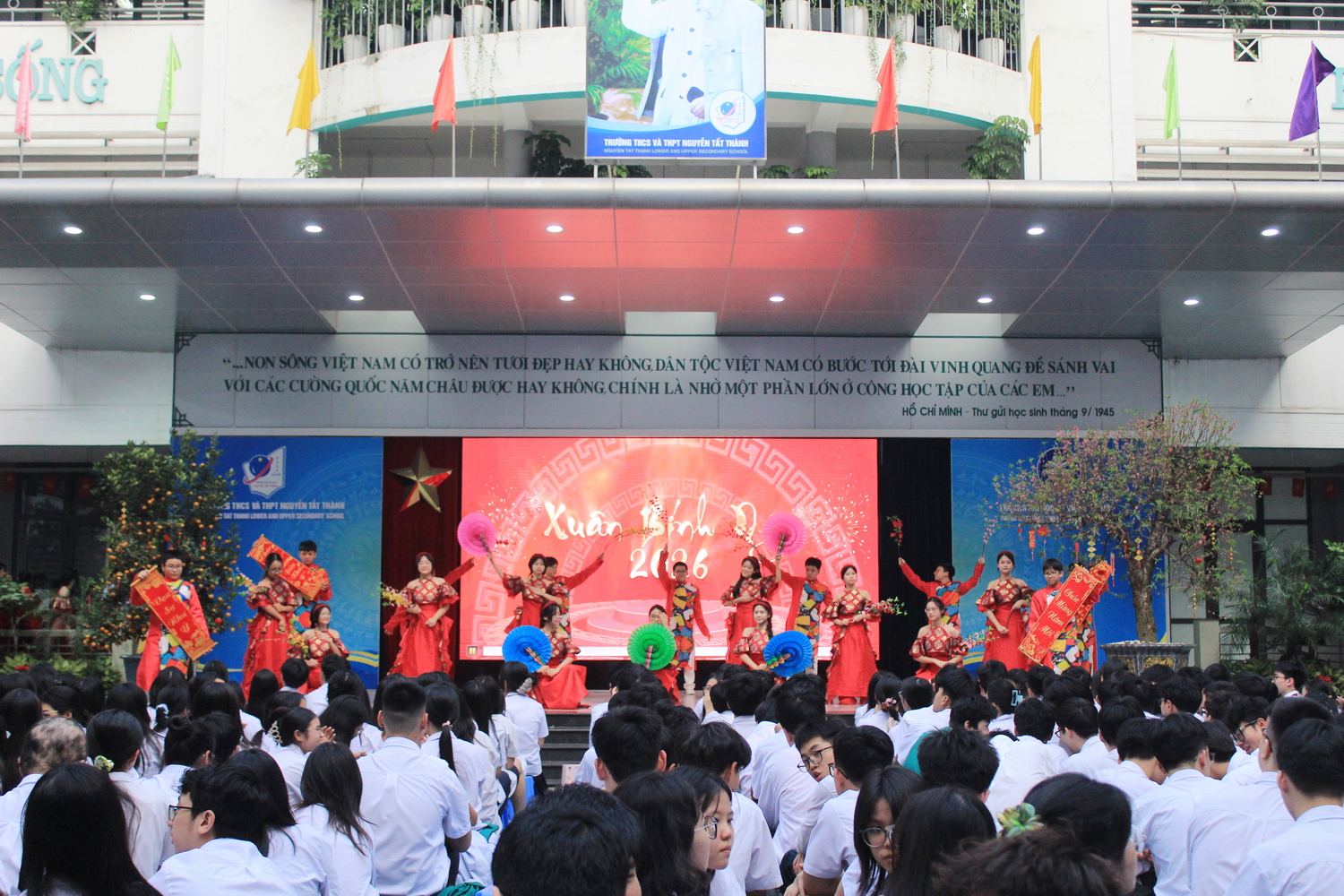 Giờ Chào cờ đầu năm Bính Ngọ 2026 - Khởi đầu mới, quyết tâm mới