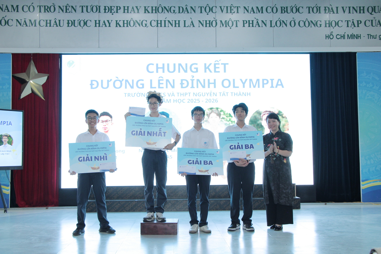 Chung kết Đường lên đỉnh Olympia cấp trường - hành trình chạm tay vào vòng nguyệt quế