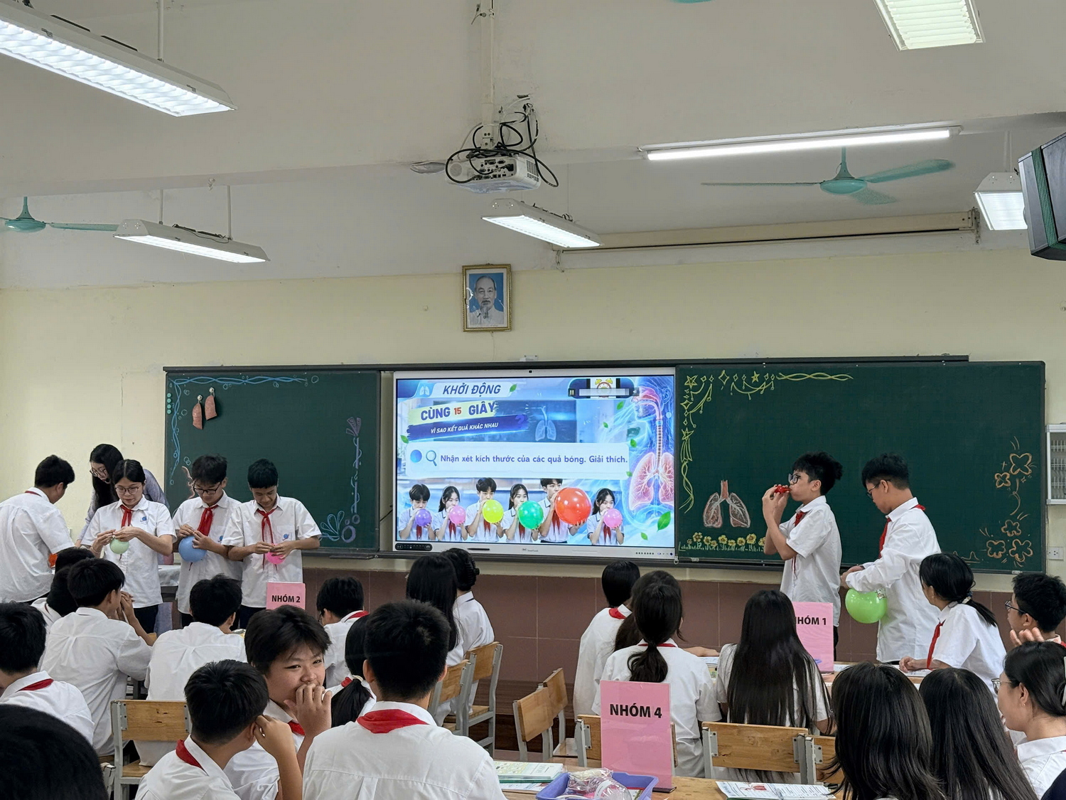 Dấu ấn giáo viên trường THCS và THPT Nguyễn Tất Thành tại kì khảo sát lựa chọn giáo viên dạy giỏi cấp THCS phường Cầu Giấy