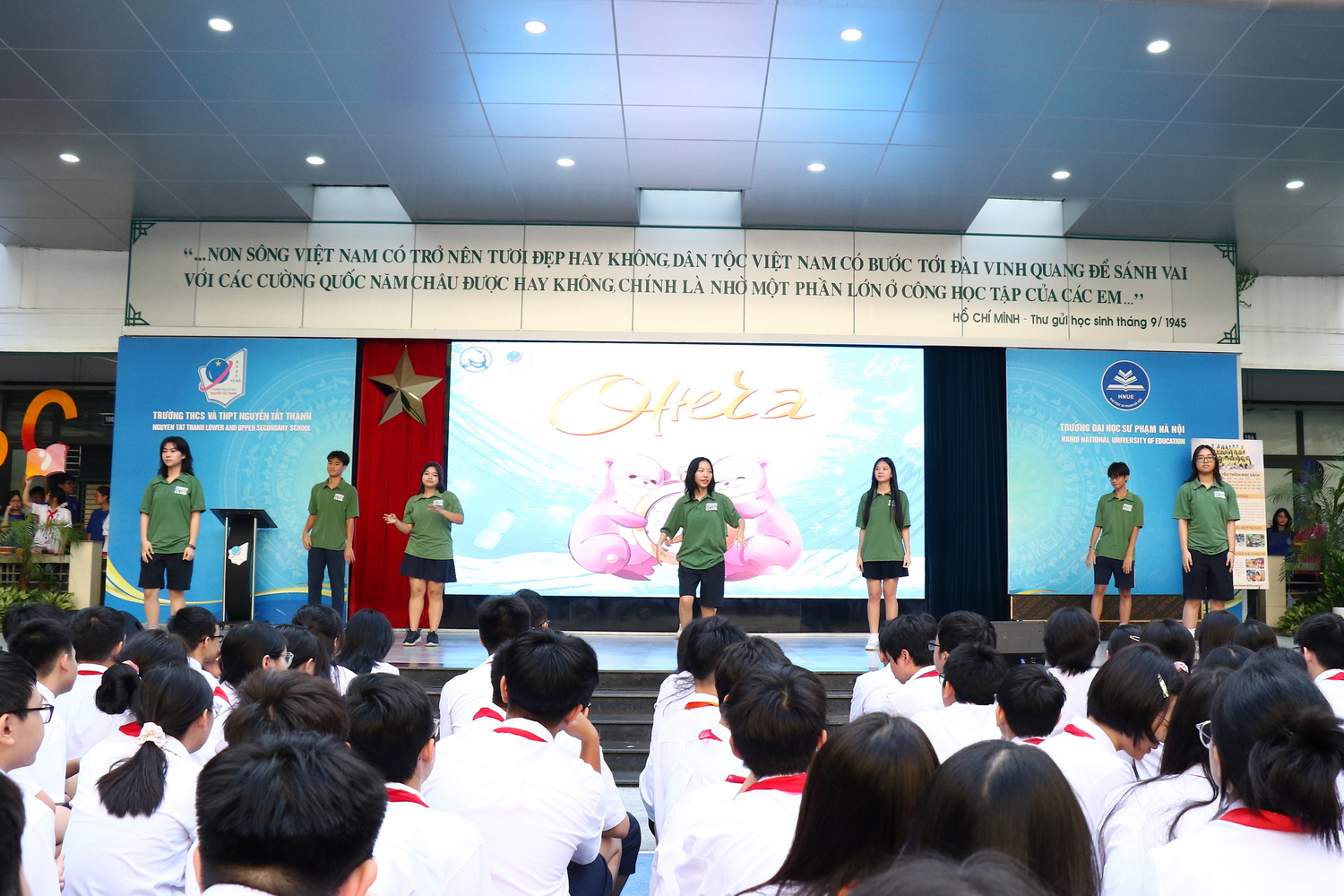 Sinh hoạt dưới cờ: Giới thiệu CLB Khoa học (SPC), CLB Môi trường xanh (GEC), CLB Yêu thích đọc sách (NRC) - Mở ra hành trình học hỏi và trải nghiệm