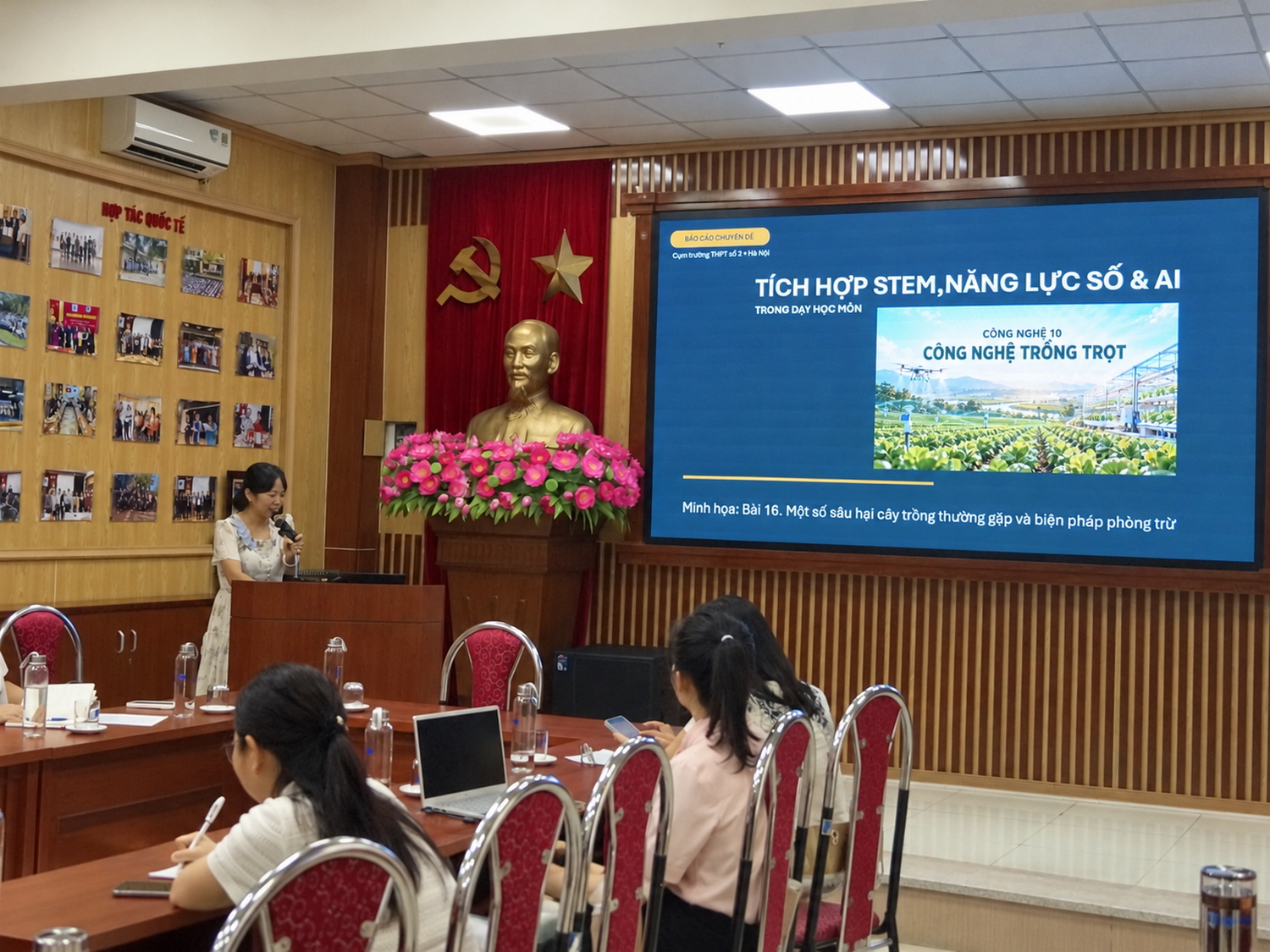 Từ thực tiễn đến bài học: Sinh hoạt chuyên môn Công nghệ Nông nghiệp Cụm THPT số 2 tại Trường THCS và THPT Nguyễn Tất Thành