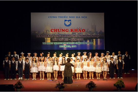 Giai điệu của những giấc mơ - Vòng chung khảo cuộc thi hát tiếng anh thành phố Hà Nội